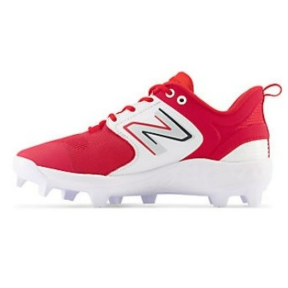 Men's New Balance Red Fresh Foam Molded Baseball Cleats PL3000R6 - Picture 2 of 3